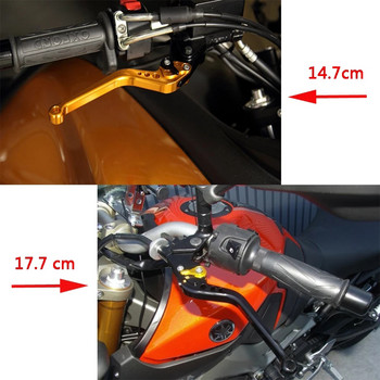 CNC алуминиеви мотоциклетни спирачки, лост на съединителя за kawasaki ER6N ER 6N ER6 N NINJA 650R ER-6F 2009-2016 2015 Аксесоари за дръжки