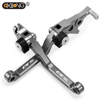 Pre HONDA CRF300L CRF 300L CRF300 L 2021 2022 Motorcoss Pit Dirt Bike Pivot skladacie brzdové spojkové páky s LOGOM CRF300L