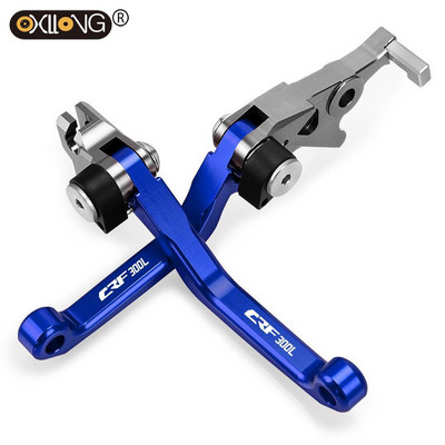 Pre HONDA CRF300L CRF 300L CRF300 L 2021 2022 Motorcoss Pit Dirt Bike Pivot skladacie brzdové spojkové páky s LOGOM CRF300L