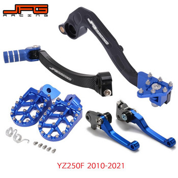 Мотоциклет 2021 Нов CNC Shifter Shift Foot Brake Clutch Pedal Lost Колчета за крака Стойки за YAMAHA YZ250F 2010-2021 WR450F 2016-2021