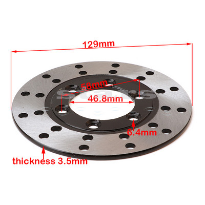 110 mm 130 mm 220 mm predný zadný brzdový kotúčový rotor 1 pre 125 ccm 150 ccm 200 ccm 250 ccm štvorkolky, terénne biky, ATV, UTV príslušenstvo