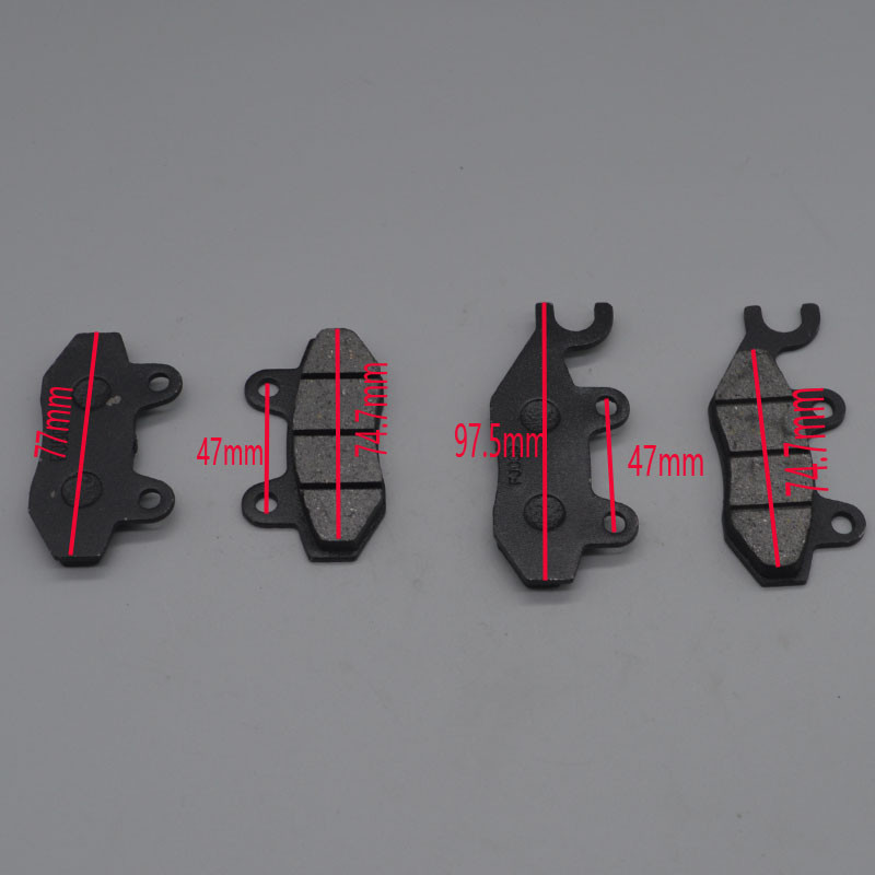 Predné a zadné brzdové doštičky pre QJIANG Keeway Benelli Silverblade Silver Blade 250cc BJ250T-8, príslušenstvo pre skútre, doprava zadarmo