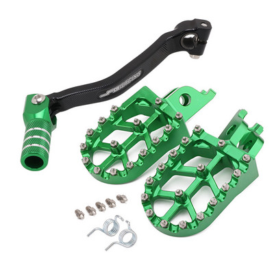 Motocykel CNC radiaca páka, stupačky, opierky nôh, pedále, stupačky pre KAWASAKI KX250F KXF250 2009-2018 Dirt Bike