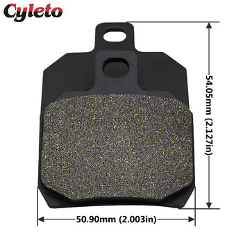 Τακάκια πίσω φρένων Cyleto Motorcycle για CF Moto CF 125 T-22 10-11 Glory 150 T-6A 2010 2011 250 T-6A Jetmax Scooter 201 2013 2014