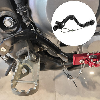 CNC алуминиев лост на педала на задната крачна спирачка Лек замяна на части за мотоциклети Спирачни педали Устойчиви за Honda Crf-300 Crf300L