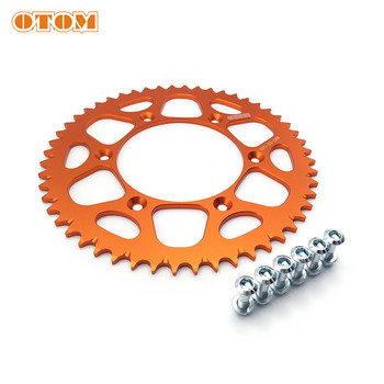 Πίσω γρανάζι μοτοσυκλέτας OTOM 52T Για KTM HUSQVARNA EXC XCW MXC EXCF SXF XCF XCFW 125 250 300 350 450 520 525 Motocross Enduro