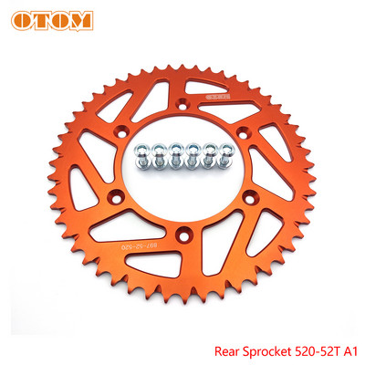 Zadné ozubené koleso OTOM Motocykel 52T Pre KTM HUSQVARNA EXC XCW MXC EXCF SXF XCF XCFW 125 250 300 350 450 520 525 Motokros Enduro