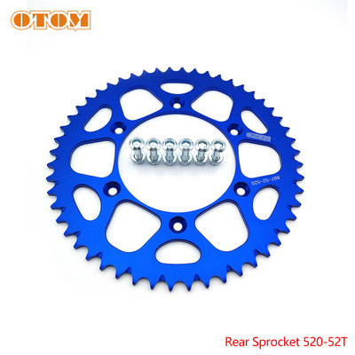 Zadné ozubené koleso OTOM Motocykel 52T Pre KTM HUSQVARNA EXC XCW MXC EXCF SXF XCF XCFW 125 250 300 350 450 520 525 Motokros Enduro