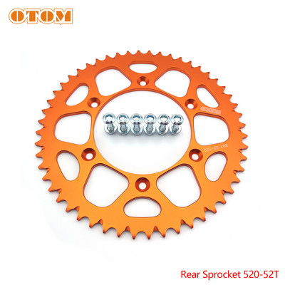 Zadné ozubené koleso OTOM Motocykel 52T Pre KTM HUSQVARNA EXC XCW MXC EXCF SXF XCF XCFW 125 250 300 350 450 520 525 Motokros Enduro