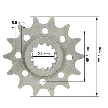 14T/15T мотоциклет предно зъбно колело за HONDA CB500F CB500X CBR500R CBR19 CBR22 JADE250 KAZ MC19 MC22 MC23 MAGNA250 Hornet250