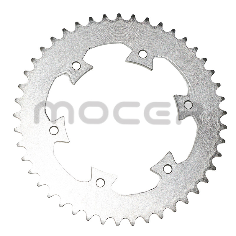Reťaze pre motocykle 520 43T/45T/47T/49T, ozubené kolesá, zadné a zadné ozubené koleso, vhodné pre motokáry, štvorkolky, terénne motocykle.
