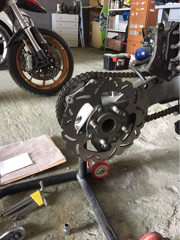 BIKINGBOY Pre Honda VFR 750 F Interceptor 90-98 VFR 800 F Interceptor 97-02 VFR 800 Fi Interceptor 98-01 Zadný brzdový kotúč