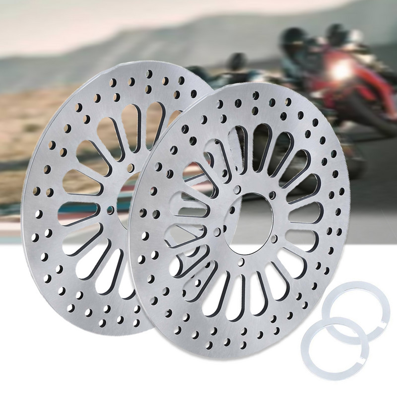 Brzdový kotúč Honhill 11,5" pre motocykle Harley Sportster 883 1200 2000-2005, strieborný, 1/2 ks