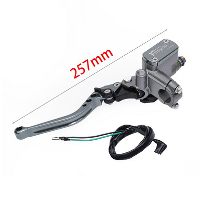 Páka spojky čerpadla motocykla, hydraulický hlavný valec, pretekársky bicykel 7/8" pre Yamaha Kawasaki, predná brzdová páka, čierna