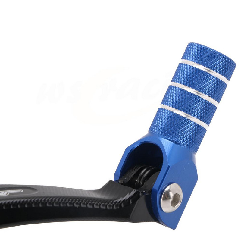 Schimbător de viteze pentru motocicletă, argintiu, pârghie de schimbare a vitezelor, suporturi pentru picioare, pedale pentru YAMAHA YZ250F 2006-2013 WR250F 2008-2009 2011-2013 WR450F