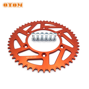 Σετ παξιμαδιών OTOM Motocross 52T Rear Sprocket 7075 Aluminium Chain Plate Screws for KTM SXF XCW HUSQVARNA FC FE TE TC