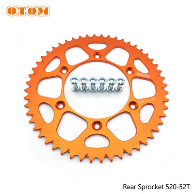 Sada skrutiek a matíc pre zadné ozubené koleso OTOM Motocross 52T, hliníková reťazová doska 7075, pre KTM SXF XCW HUSQVARNA FC FE TE TC, diely na motocykle