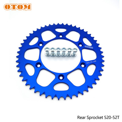Sada skrutiek a matíc pre zadné ozubené koleso OTOM Motocross 52T, hliníková reťazová doska 7075, pre KTM SXF XCW HUSQVARNA FC FE TE TC, diely na motocykle