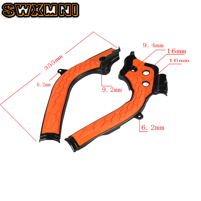 Ochranný kryt rámu X-Grip pre Husqvarna TE FE FC SX SXF EXC EXC-F 125 150 250 300 350 450 Dirt Bike MX Motocross