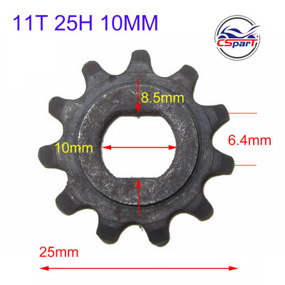 9 10 11 12 13 14 15 zubov 9T 10T 11T 12T 13T 14T 15T 25H oválne 10MM ozubené koleso Razor EVO IZIP 500W 800W 1000W motor pre kolobežku