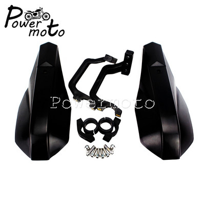 Univerzálne čierne chrániče rúk na motocykel, Dirt Bikes 22 mm 7/8" chrániče rúk, ochranné kryty pre Honda, Enduro, Kawasaki, Suzuki, Yamaha