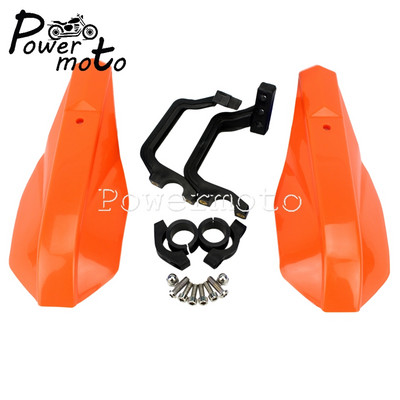 Univerzálne čierne chrániče rúk na motocykel, Dirt Bikes 22 mm 7/8" chrániče rúk, ochranné kryty pre Honda, Enduro, Kawasaki, Suzuki, Yamaha