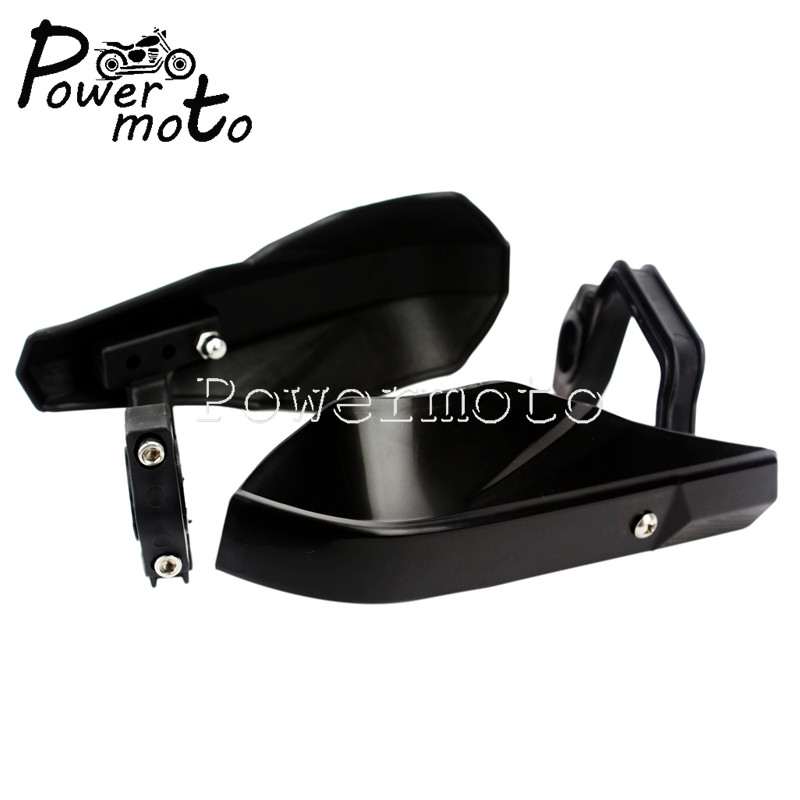 Univerzálne čierne chrániče rúk na motocykel, Dirt Bikes 22 mm 7/8" chrániče rúk, ochranné kryty pre Honda, Enduro, Kawasaki, Suzuki, Yamaha