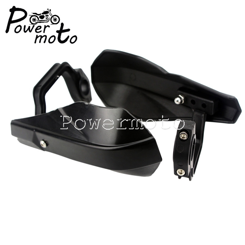 Univerzálne čierne chrániče rúk na motocykel, Dirt Bikes 22 mm 7/8" chrániče rúk, ochranné kryty pre Honda, Enduro, Kawasaki, Suzuki, Yamaha