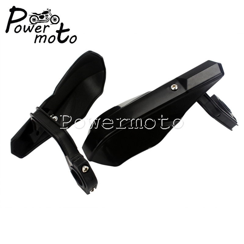 Univerzálne čierne chrániče rúk na motocykel, Dirt Bikes 22 mm 7/8" chrániče rúk, ochranné kryty pre Honda, Enduro, Kawasaki, Suzuki, Yamaha