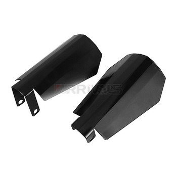 2PCS Мотоциклет Черен Shade Hand Guard Coffin Cut Handguards за Harley Sportster XL Dyna Baggers Защитно покритие срещу падане от вятър