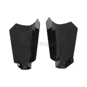 2PCS Мотоциклет Черен Shade Hand Guard Coffin Cut Handguards за Harley Sportster XL Dyna Baggers Защитно покритие срещу падане от вятър