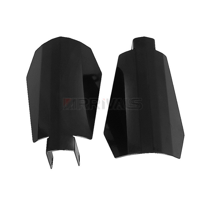 2 ks motocyklových chráničov rúk v čiernom odtieni s výrezom z rakvy pre Harley Sportster XL Dyna Baggers, ochranný kryt proti vetru