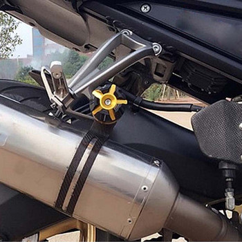 10 мм CNC Алуминиев мотоциклет Протектор при катастрофа Подложка за катастрофа Капак на двигателя Рамка Плъзгачи Протектор Универсален