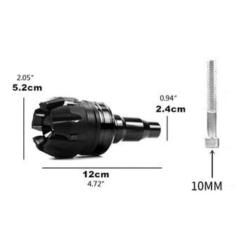 Προστατευτικό σύγκρουσης μοτοσικλέτας CNC 10 mm Κάλυμμα κινητήρα Κάλυμμα πλαισίου Sliders Protector Universal