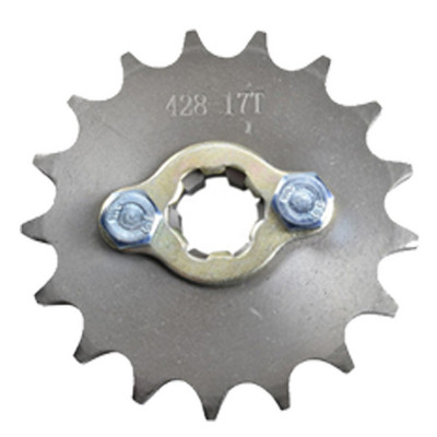 Ozubené koleso motora pre motocykel 14T 15T 16T 17T, zuby 17 mm, 428, reťaz pre 50cc až 125cc Dirt Bike, ATV, Go Kart, Quad Pitbike Buggy