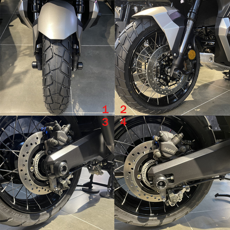 Pre príslušenstvo k motocyklu Forza 750, posuvník prednej nápravy pre HONDA NSS 750 X ADV 750, náboj kolesa, protikolízny blok