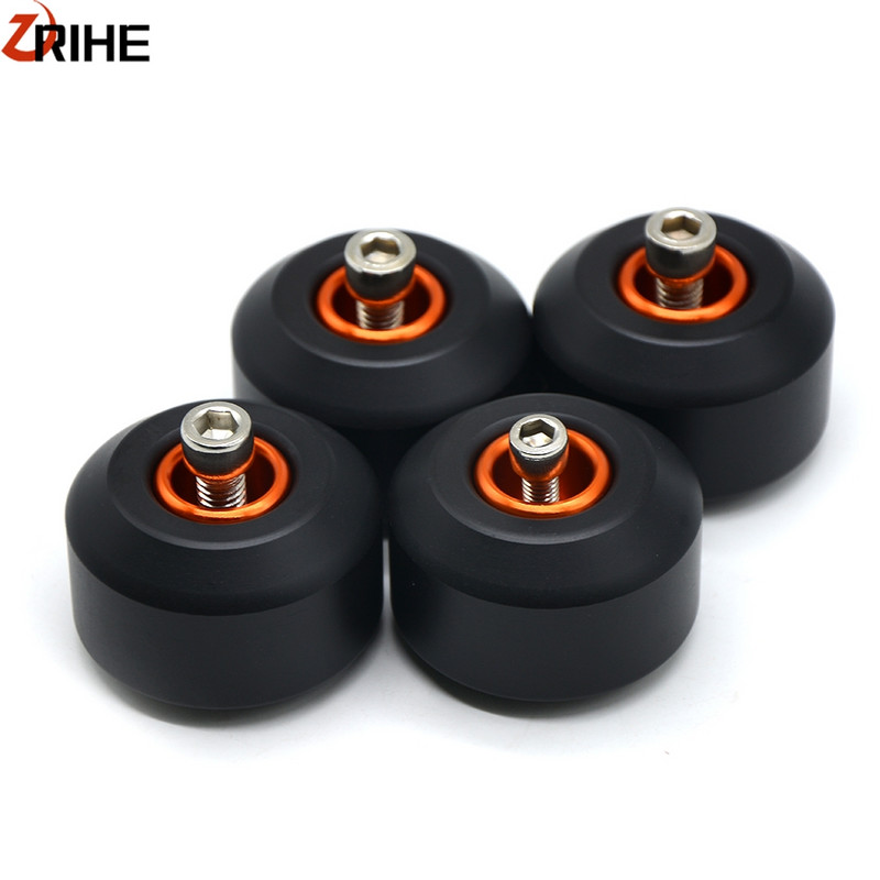 Pre DUKE 125 2011-2016 200 2014 2015 Moto Zadný a predný rám kolesa Posuvník rámu motocykla Ochranné padáky