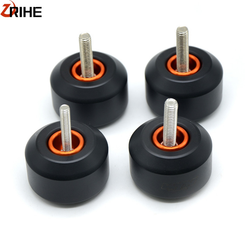 Pre DUKE 125 2011-2016 200 2014 2015 Moto Zadný a predný rám kolesa Posuvník rámu motocykla Ochranné padáky