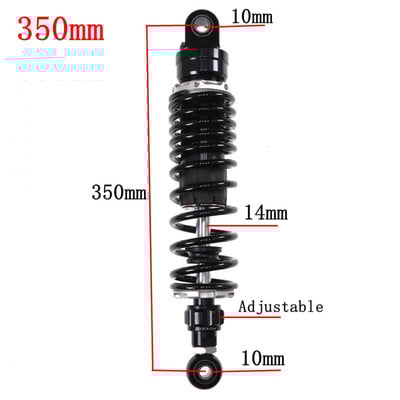 270 mm - 360 mm Viacero veľkostí zadného nastaviteľného tlmiča nárazov pre motocykle Honda, Yamaha, Kawasaki, Suzuki, zadné odpruženie
