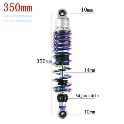 270 mm - 360 mm Viacero veľkostí zadného nastaviteľného tlmiča nárazov pre motocykle Honda, Yamaha, Kawasaki, Suzuki, zadné odpruženie