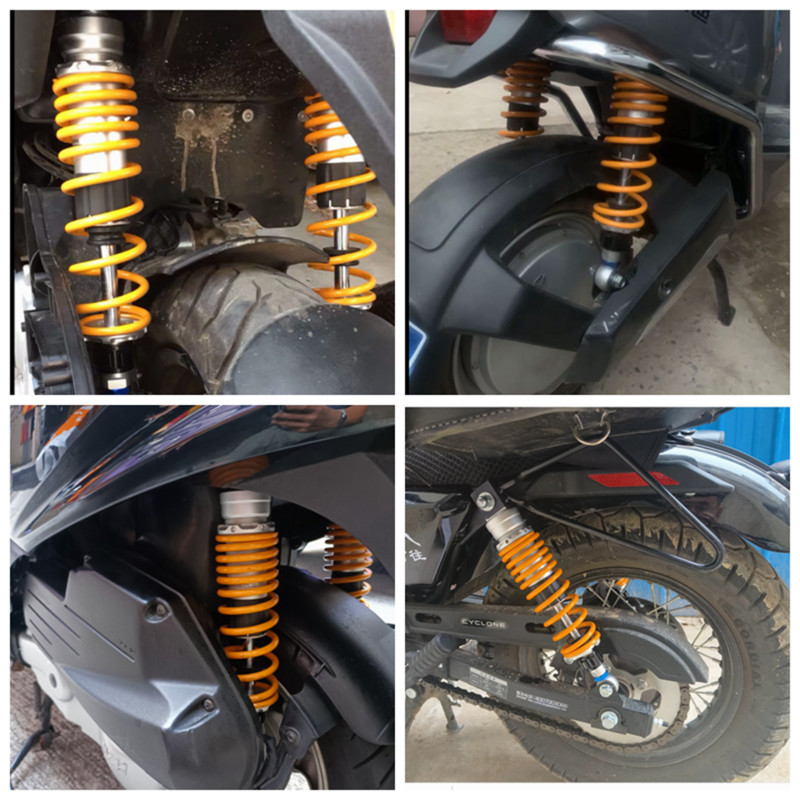 270 mm - 360 mm Viacero veľkostí zadného nastaviteľného tlmiča nárazov pre motocykle Honda, Yamaha, Kawasaki, Suzuki, zadné odpruženie
