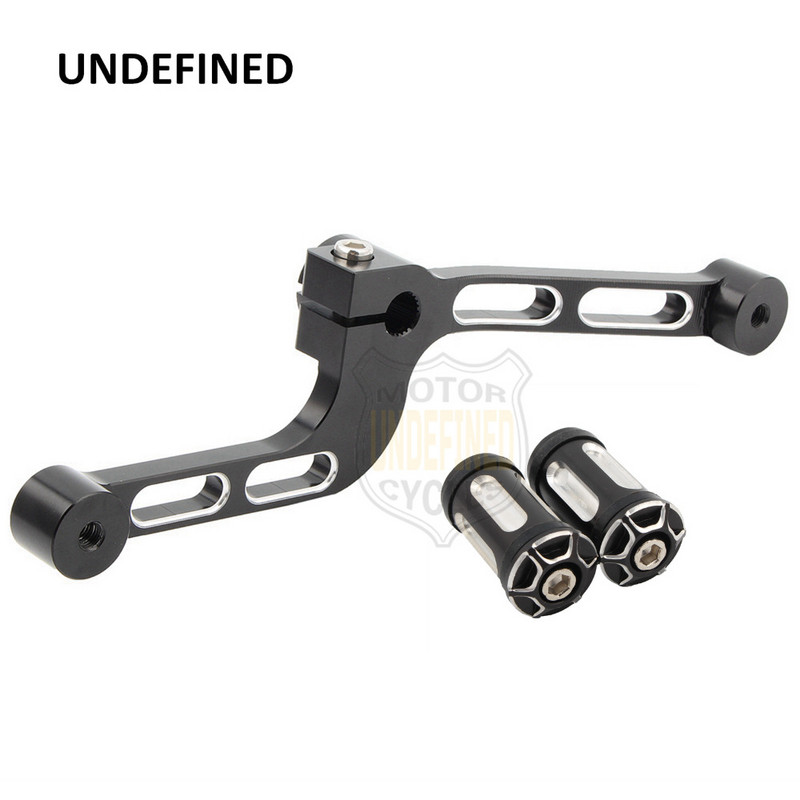 Radiaca páka motocykla, opierka na nohy, radiace kolíky pre Harley Sportster XL883 XL1200 XL 1200R 883R Forty Eight 48 72 Čierna