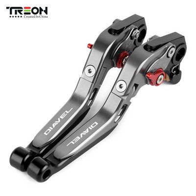 Pre motocykle DUCATI DIAVEL/CARBON/XDiavel/S 2011-2017 2018 CNC skladacie výsuvné brzdové a spojkové páky riadidiel