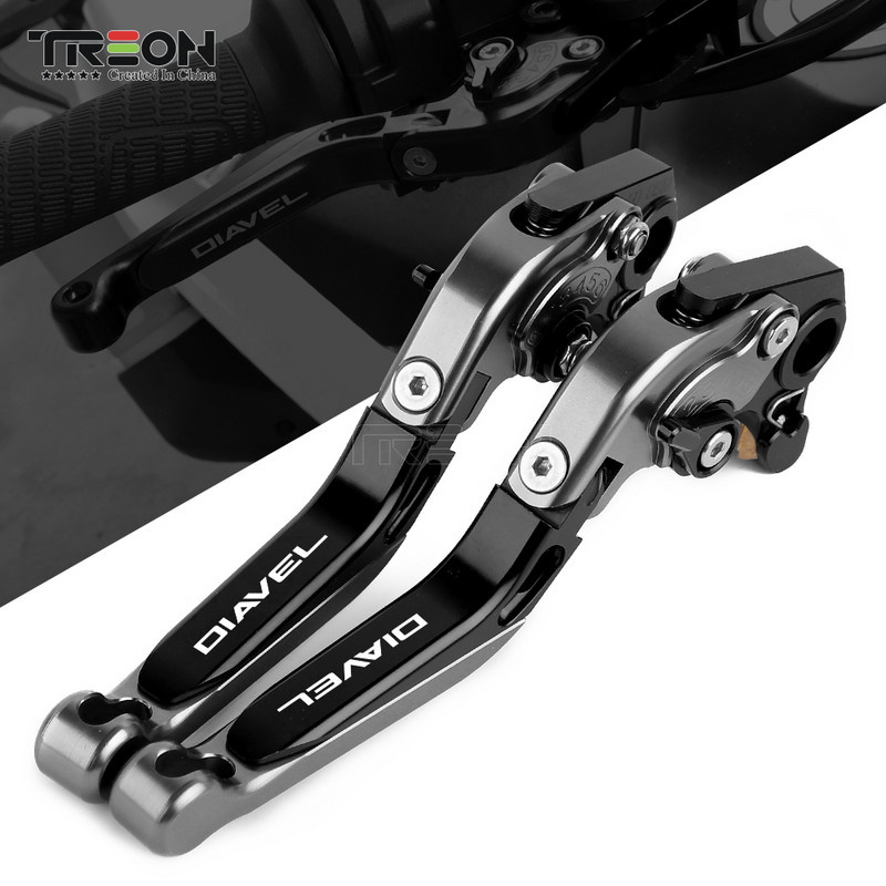 Pre motocykle DUCATI DIAVEL/CARBON/XDiavel/S 2011-2017 2018 CNC skladacie výsuvné brzdové a spojkové páky riadidiel