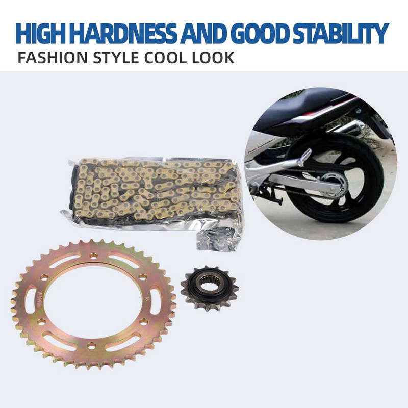 Pre Yamaha YBR250 YS250 YBR 250 YS 250 Náhradné diely pre motocykle Predné a zadné ozubené koleso, reťazové ozubené koleso, ozubené koleso, prevodový systém Moto