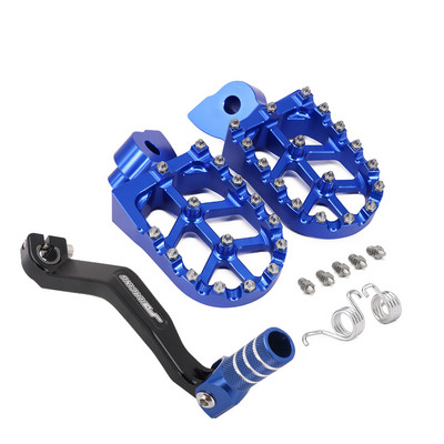 CNC radiaca páka, stupačky, opierky nôh, pedále, stupačky pre Yamaha YZ125 YZ250 2005-2021 YZ125X YZ250X 2016-2021