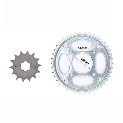Reťaz na predné a zadné ozubené koleso motocykla 428H 126L 15T/42T pre Honda SDH150-A SDH150-B SDH150-C SDH150-F WH150-3 CBF150 CBF 150