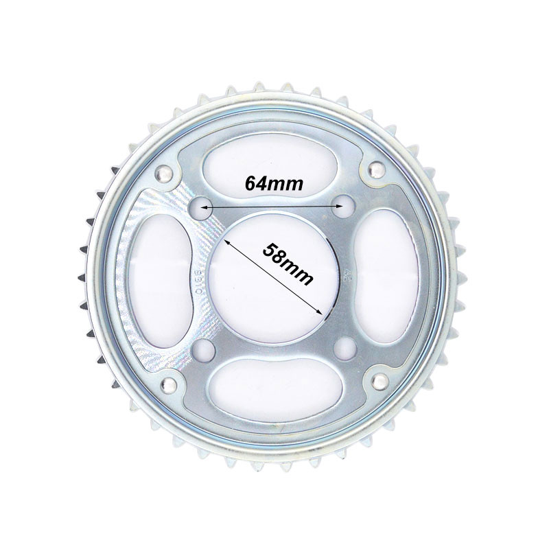 Reťaz na predné a zadné ozubené koleso motocykla 428H 126L 15T/42T pre Honda SDH150-A SDH150-B SDH150-C SDH150-F WH150-3 CBF150 CBF 150