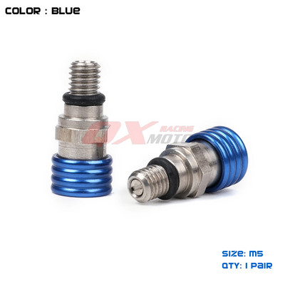 Odvzdušňovací ventil M5 pre prednú vidlicu pre CR, CRF, YZ, YZF, WR, WRF, DRZ, RMZ, KX, KLX, KXF, 250, 450, MX, Dirt Bike, Motocyklový motokros