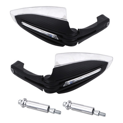 Προστατευτικό κάλυμμα χεριού μοτοσυκλέτας με αξεσουάρ LED φλας Universal για τιμόνι 22 mm Εξωτερική ή 15-17 mm εσωτερική διάμετρος